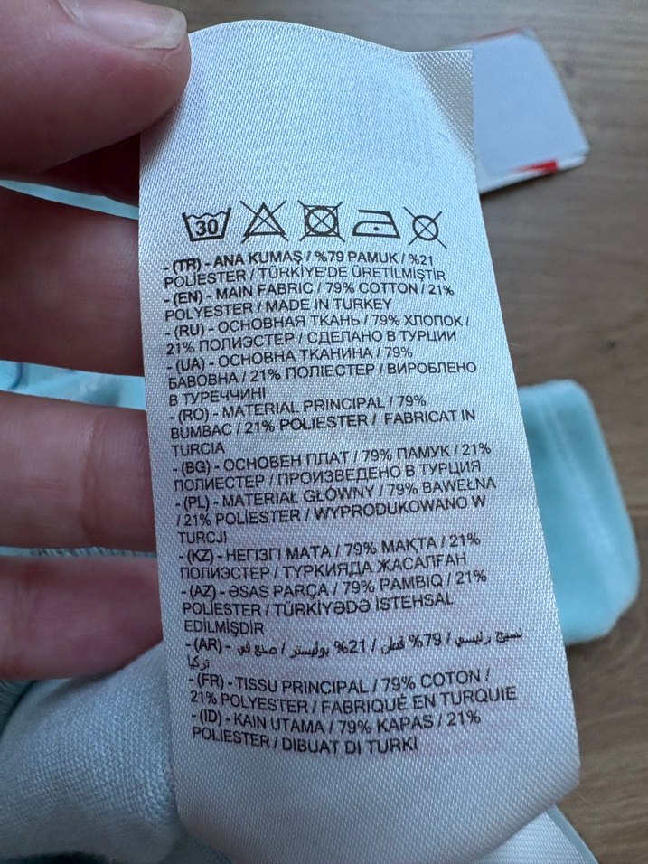 Turkuaz Uzun Kollu Bebek Body - Görsel 4