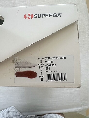 37 Beden beyaz Renk Superga sneaker