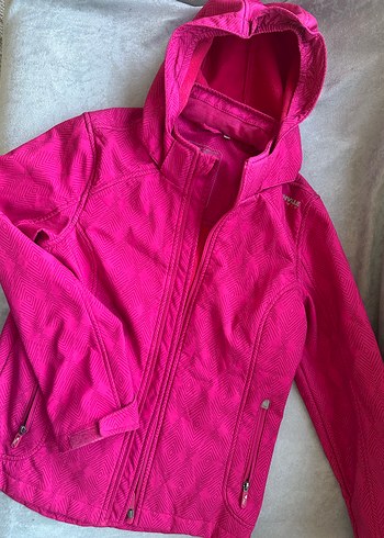36 Beden Fermuarlı Koyu Pembe zip Ceket