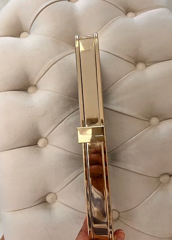 Siyah Süet Tokalı Kadın Portföy Çanta - Görsel 3