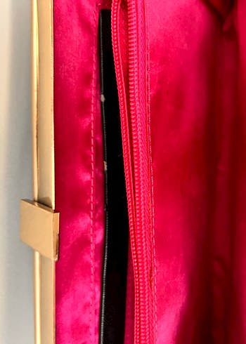 Siyah Süet Tokalı Kadın Portföy Çanta - Görsel 6