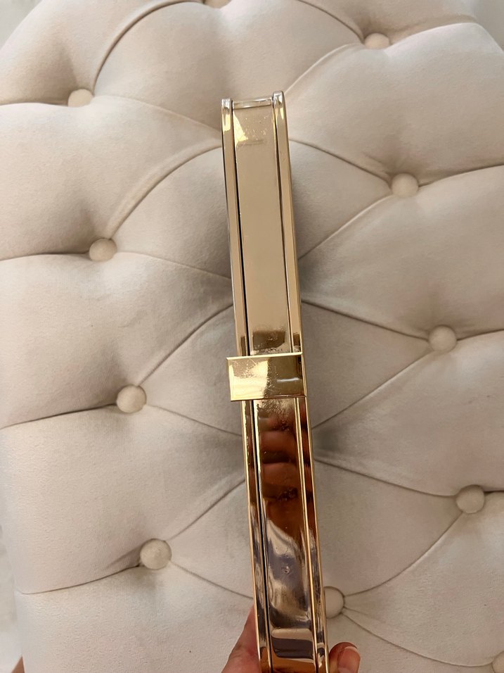 Siyah Süet Tokalı Kadın Portföy Çanta - Görsel 3