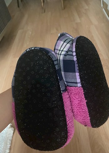 Diğer Renkli Peluş Hayvanlı Ev Terliği