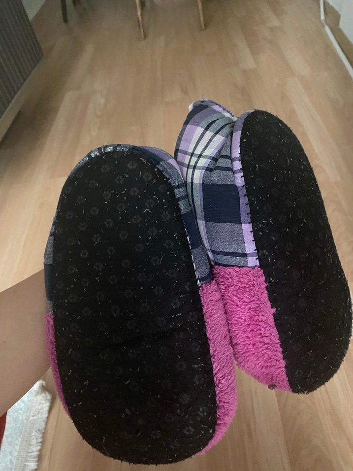 Renkli Peluş Hayvanlı Ev Terliği - Görsel 2