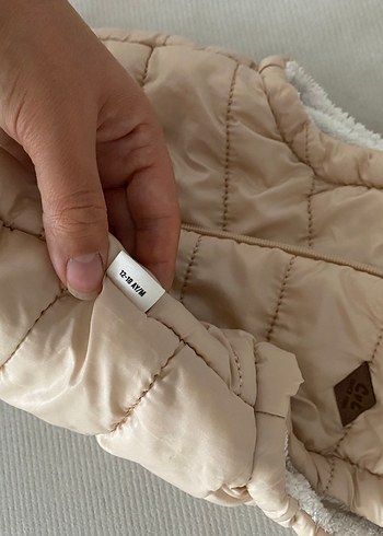 Bebek Bej Kürklü Yelek - Görsel 2