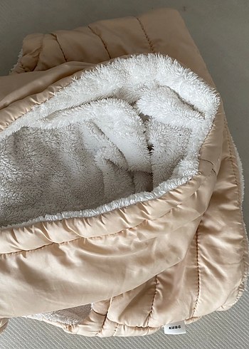 Bebek Bej Kürklü Yelek - Görsel 5