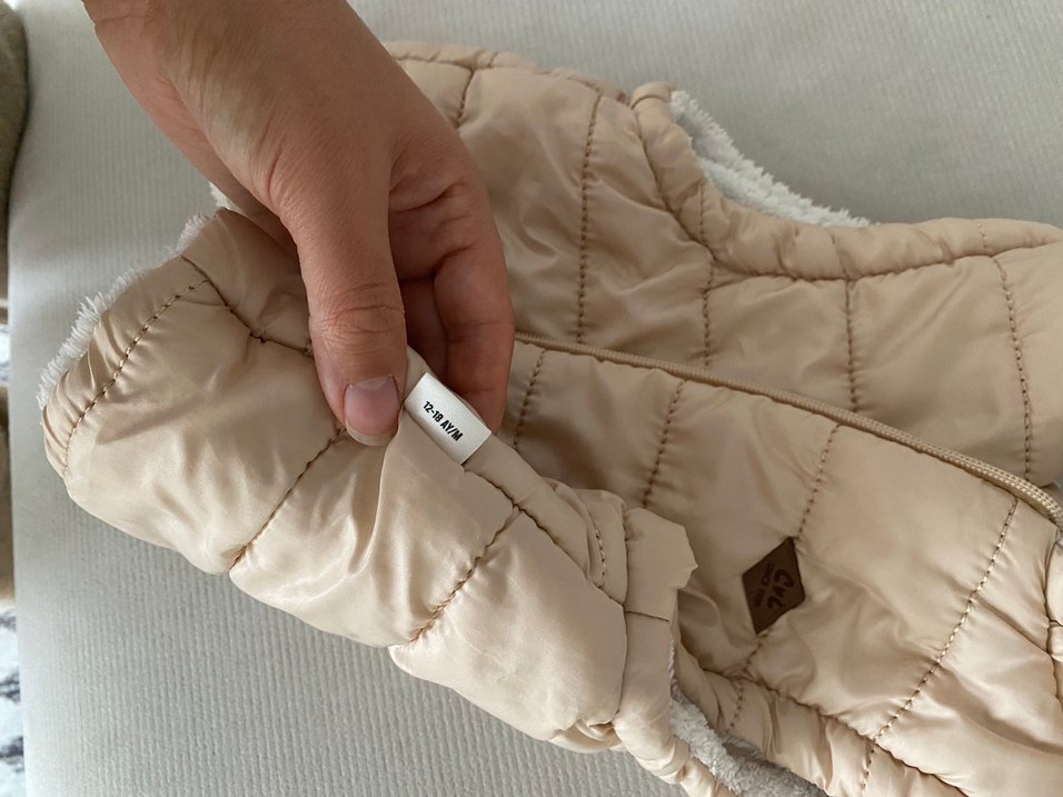 Bebek Bej Kürklü Yelek - Görsel 2