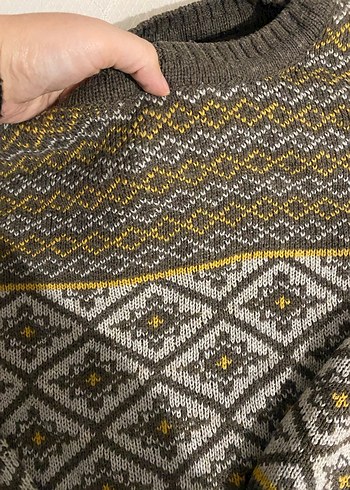 Bohem Tarzı erkek  Örgü Kazak - Görsel 3