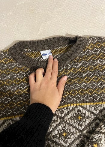 Bohem Tarzı erkek  Örgü Kazak - Görsel 2