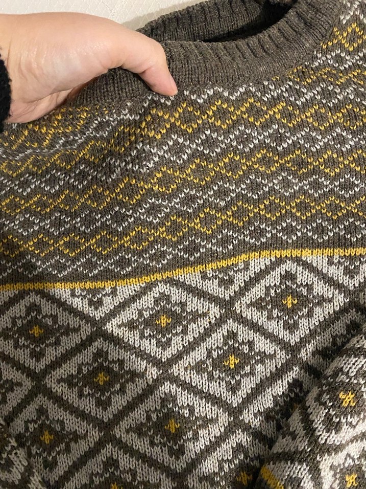 Bohem Tarzı erkek  Örgü Kazak - Görsel 3