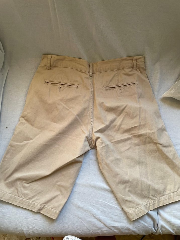 Bej Regular Fit Midi Erkek Şort - Görsel 2