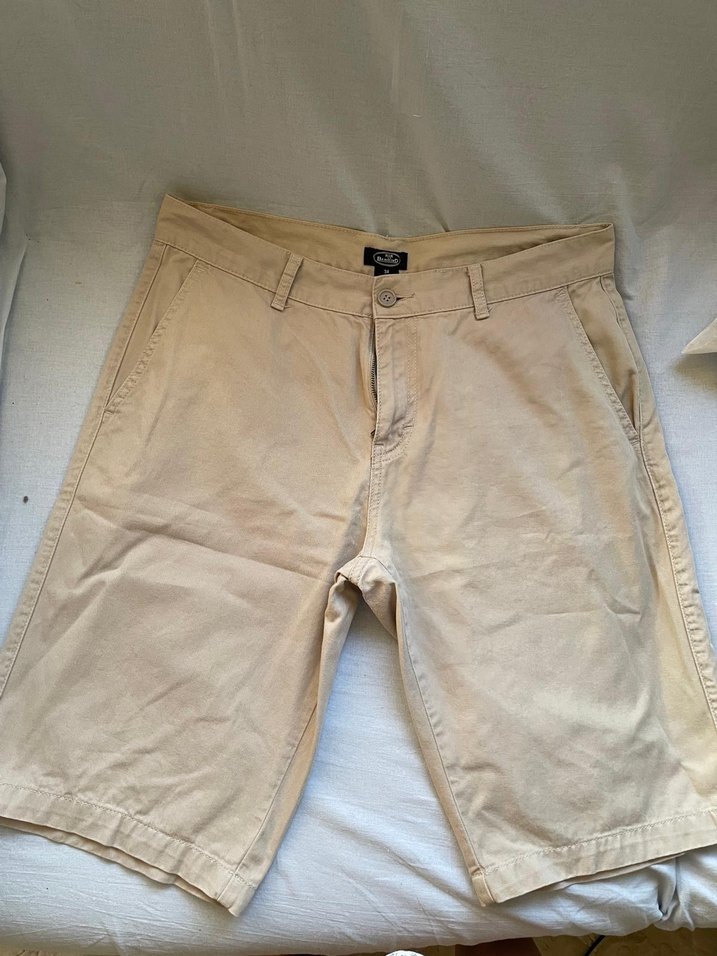 Bej Regular Fit Midi Erkek Şort - Görsel 4