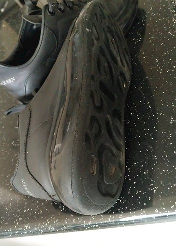 Alexander McQueen Siyah Parlak Erkek Spor Ayakkabı - Görsel 4