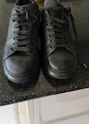 Alexander McQueen Siyah Parlak Erkek Spor Ayakkabı - Görsel 2