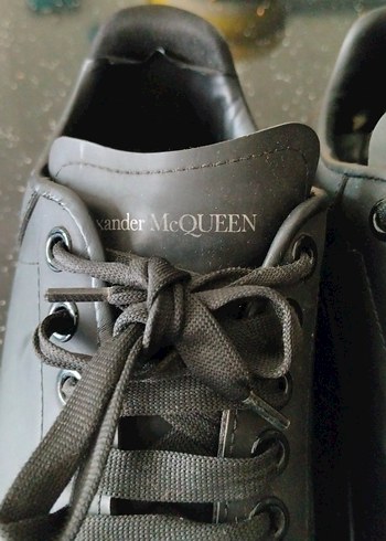 Alexander McQueen Siyah Parlak Erkek Spor Ayakkabı - Görsel 3