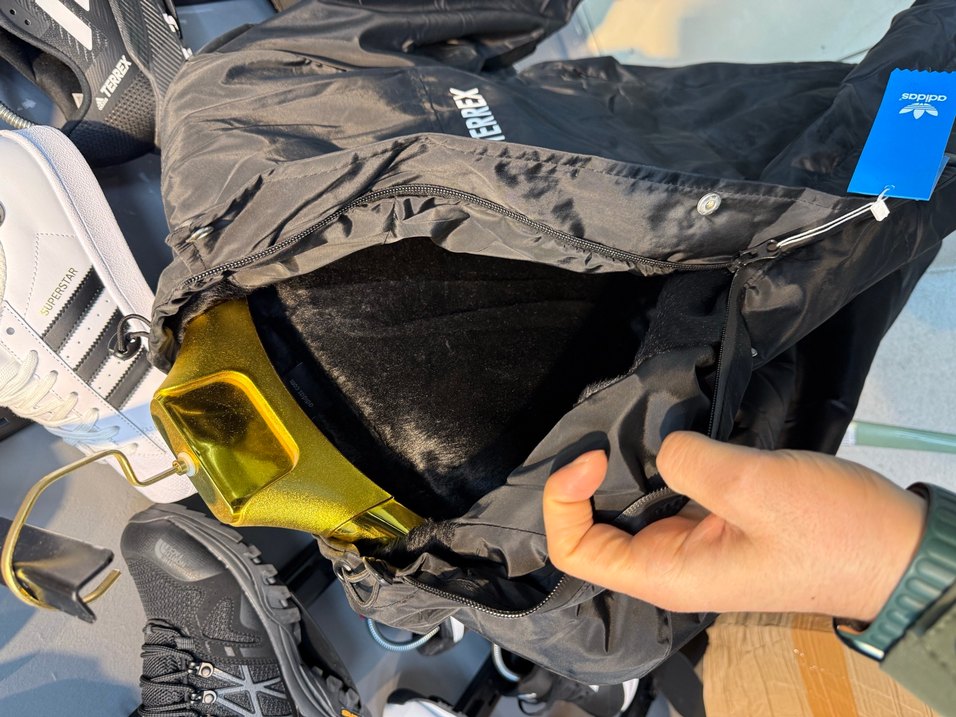 Erkek Siyah Uzun Fermuarlı Yağmurluk - Görsel 2