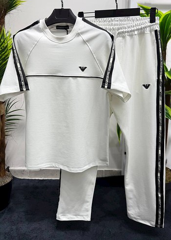 Emporio Armani Beyaz Erkek Regular Fit Kisa Kollu Tisort
