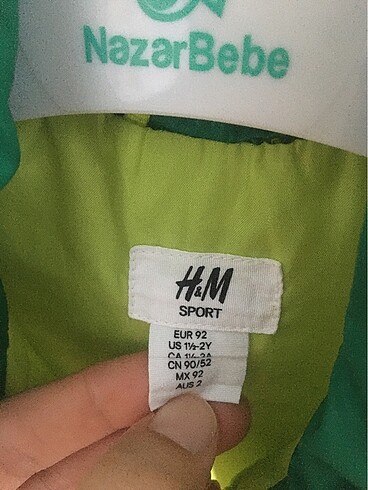 H&M H&M bebek yeleği az kullanılmış