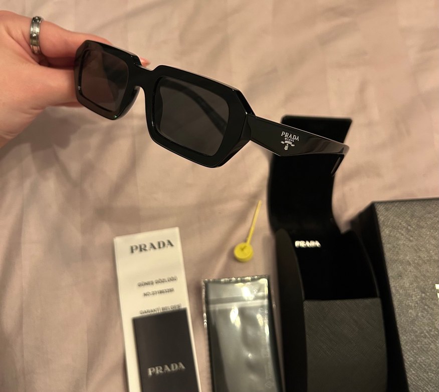 Prada Siyah Kadın Güneş Gözlüğü - Görsel 5