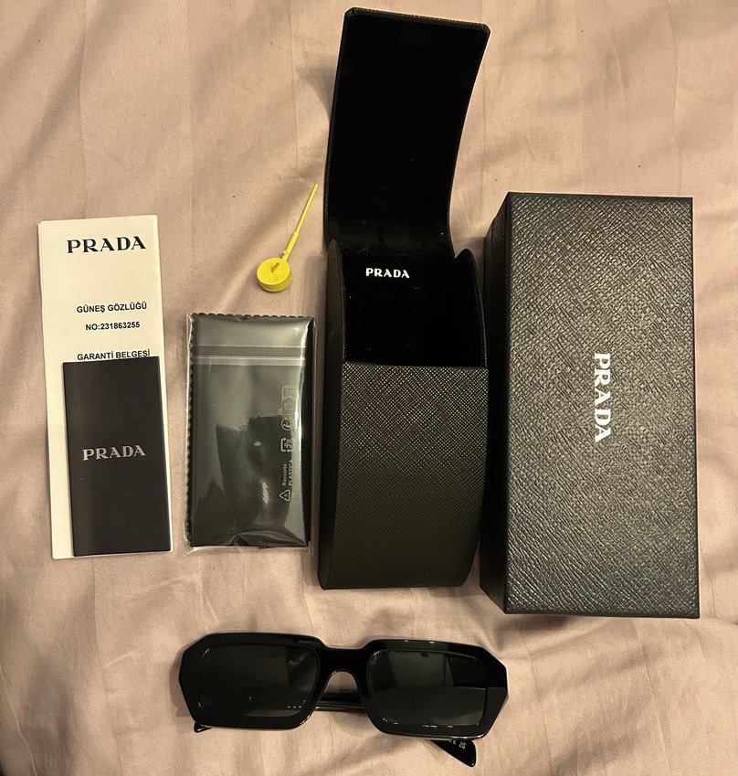 Prada Siyah Kadın Güneş Gözlüğü - Görsel 2