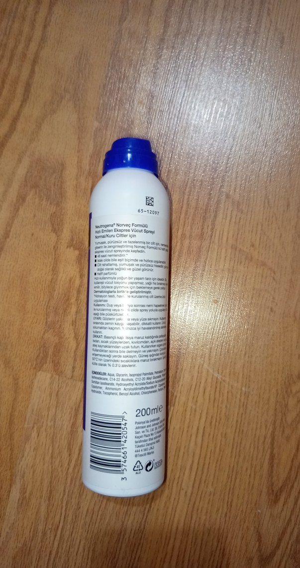 Neutrogena Hızlı Emilen Vücut Spreyi - Görsel 2