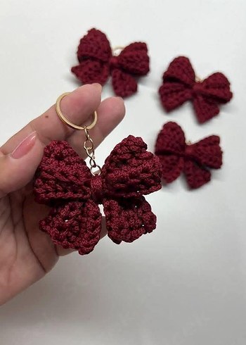 Örgü Yıldız Anahtarlık Seti - Görsel 4