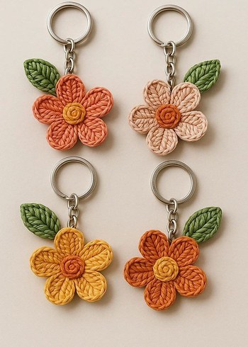 Örgü Yıldız Anahtarlık Seti - Görsel 6