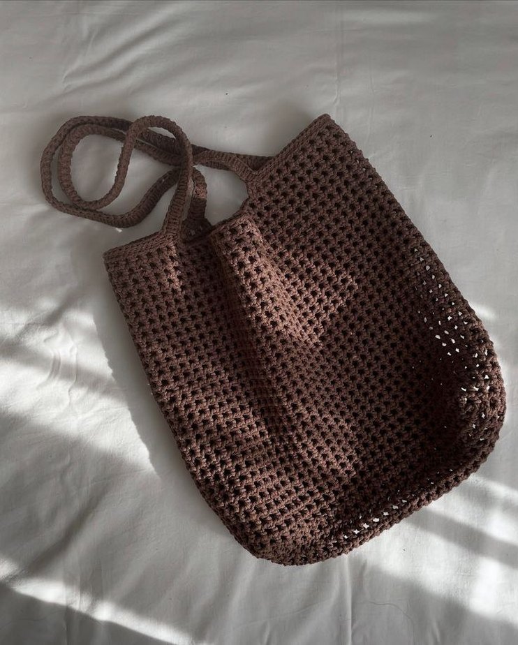 Kadın Örgü Triko Çanta - Haki - Görsel 3