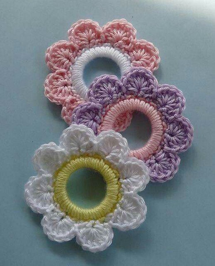 Renkli Örgü Elastik Saç Tokaları - Görsel 3