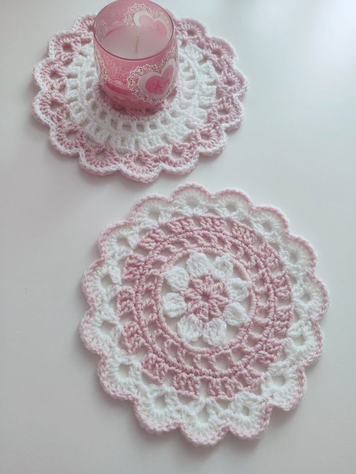 El Yapımı Bohem İçecek Altlıkları Seti - Görsel 3