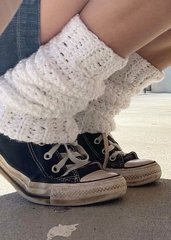 renkli örgü çorap - Görsel 2