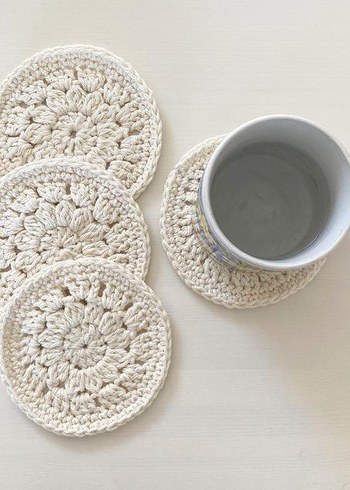 El Yapımı Bohem Örgü Bardak Altlıkları - Görsel 5