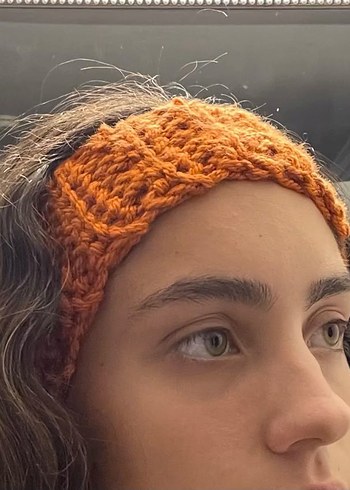 örgü saç bandanası - Görsel 3