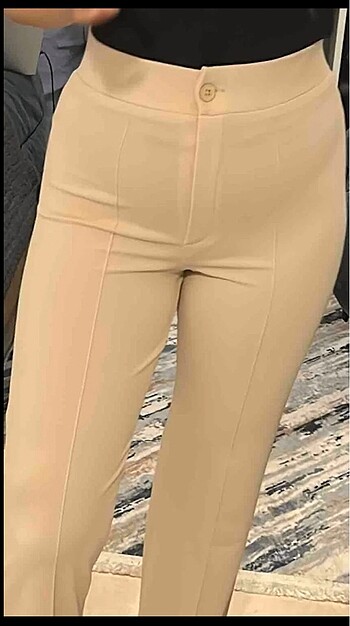 m Beden camel Renk Kumaş pantolon