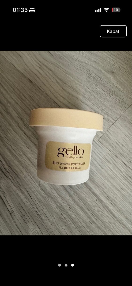 Gello Yumurta Akı Gözenek Maskesi - Görsel 2