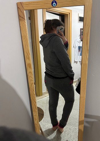 Hummel Gri Kadın Sweatshirt ve Eşofman Takımı