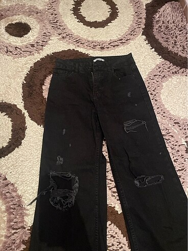 Armalife Bol paça siyah pantolon
