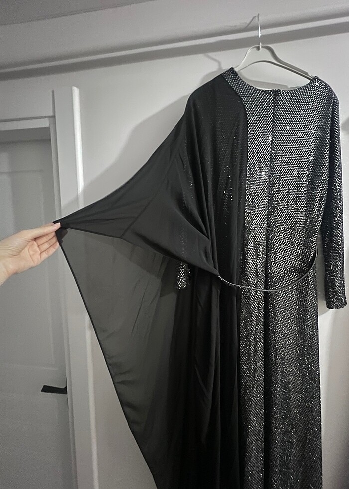 Siyah abiye Elbise - Görsel 4