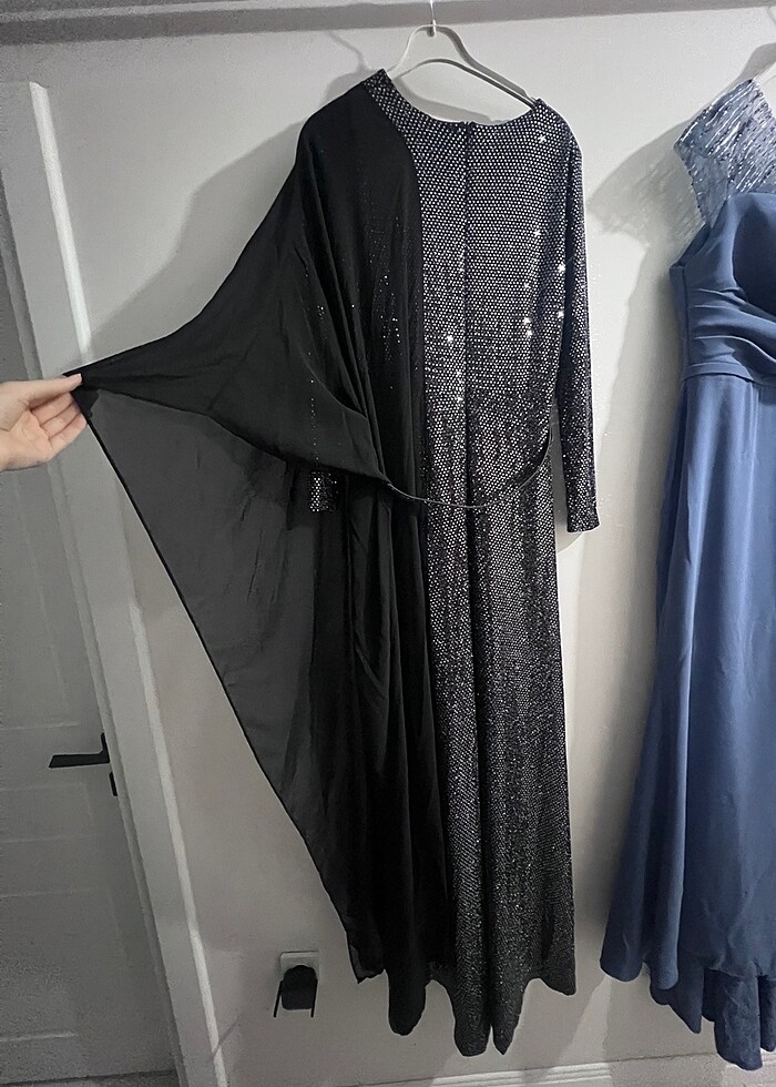 Siyah abiye Elbise - Görsel 5