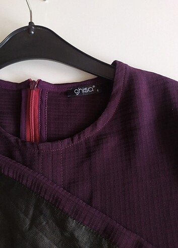 GHİSA mürdüm rengi tunik 
