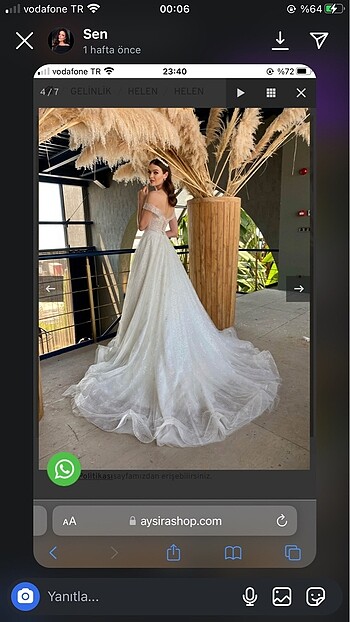 Aysira gelinlik - Görsel 2