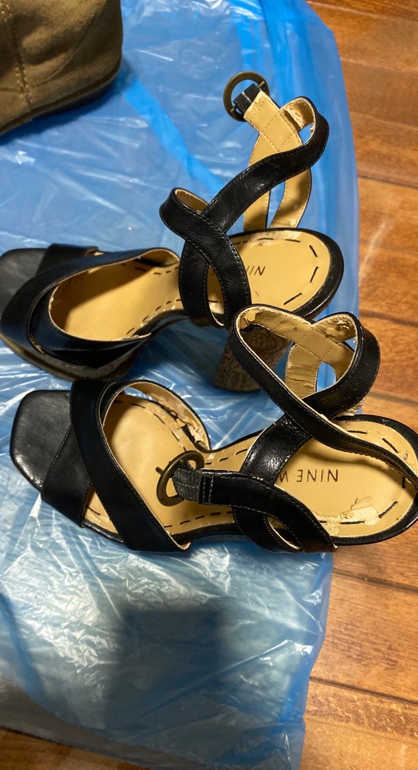 Tokalı Siyah Platform Topuklu Kadın Ayakkabı - Görsel 3