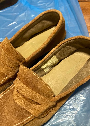 Kahverengi Süet Kadın Loafer Ayakkabı - Görsel 3