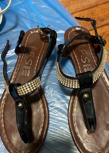 Kahverengi Kadın Sandalet - Görsel 3