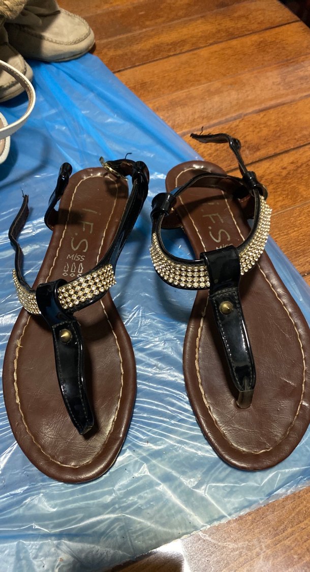 Kahverengi Kadın Sandalet - Görsel 2