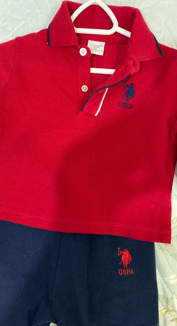 Kırmızı Sweatshirt ve Lacivert Eşofman - Görsel 2