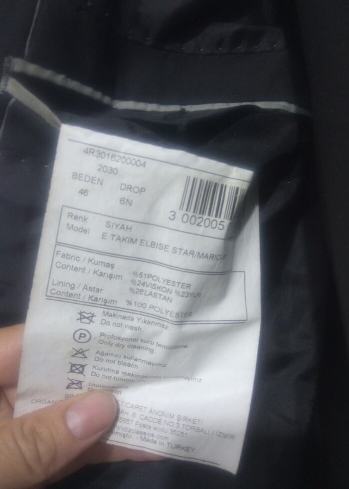 Altınyıldız busınes Nano takım elbise  - Görsel 4