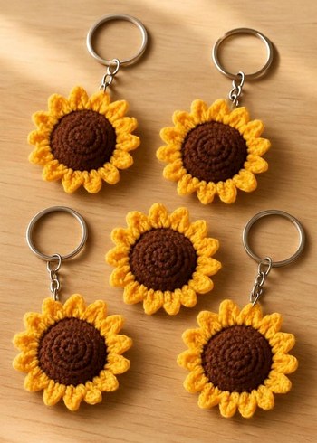 Renkli Boncuklu Bohem Anahtarlık Seti - Görsel 2