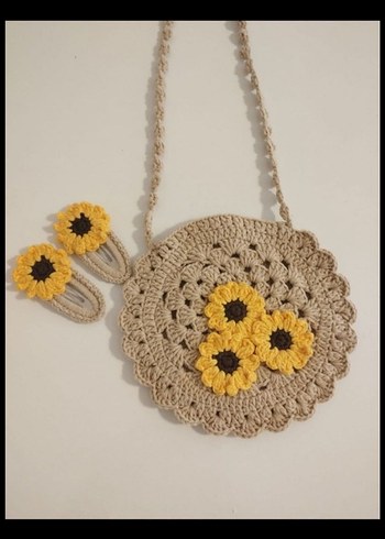 Renkli Çiçek Desenli Dantel Bohem Çanta - Görsel 9