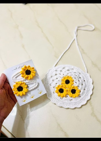 Renkli Çiçek Desenli Dantel Bohem Çanta - Görsel 6